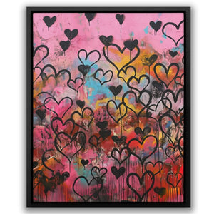 Hearts Wall - Luxury Wall Art