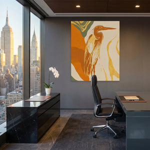 Heron Golden Stance — Heron Golden Stance Office View Port 101
