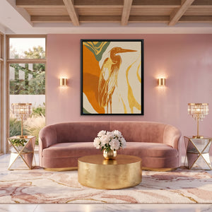 Heron Golden Stance — Heron Golden Stance Pink Pleasure Port 145