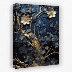 Hidden Garden - Floral Canvas Wall Art