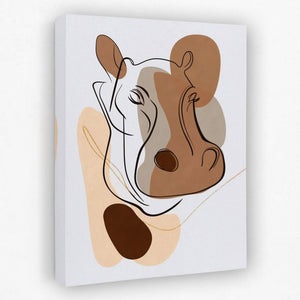 Hippo Head - Luxury Wall Art