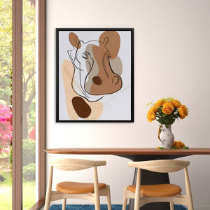 Hippo Head - Luxury Wall Art