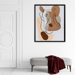 Hippo Head - Luxury Wall Art