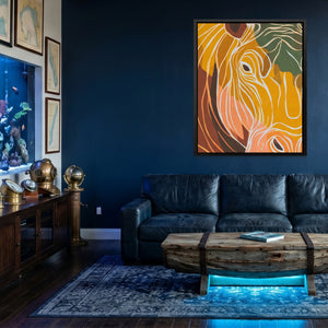Hippo Ochre Doodle — Hippo Ochre Doodle Underwater Den Port 189