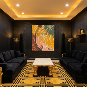 Hippo Ochre Doodle — Hippo Ochre Doodle Egyptian Room Port 27