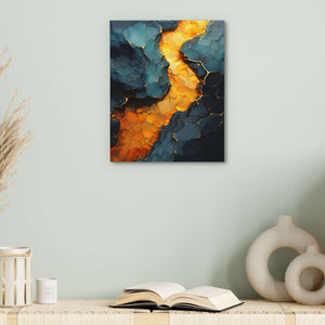 Honeycomb Lava - Luxury Wall Art