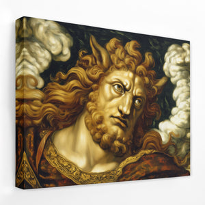 Horned God Ascending - Luxury Wall Art