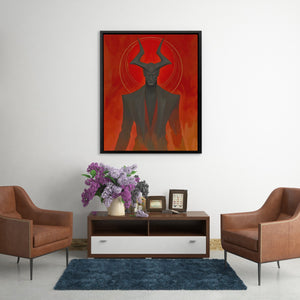 Horned Inferno King - Luxury Wall Art