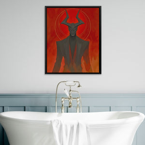 Horned Inferno King - Luxury Wall Art