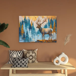Horns of the Wilderness - Wall Art in Black Frame