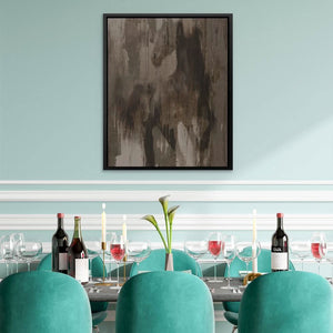 Horse Abstraction - Horse Wall Art in Black Frame