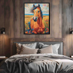 Horse Treats - Large Canvas Print