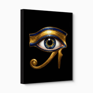 Horus' Azure Gaze - Luxury Wall Art