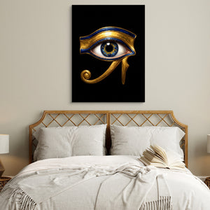 Horus' Azure Gaze โ horus' azure gaze sq white bedroom 1port flush print