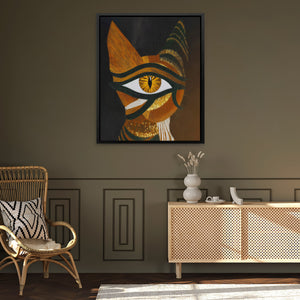 Horus Bronze Awakening - Gold Wall Art