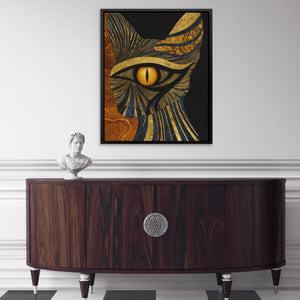 Horus in Amber - Cat Art