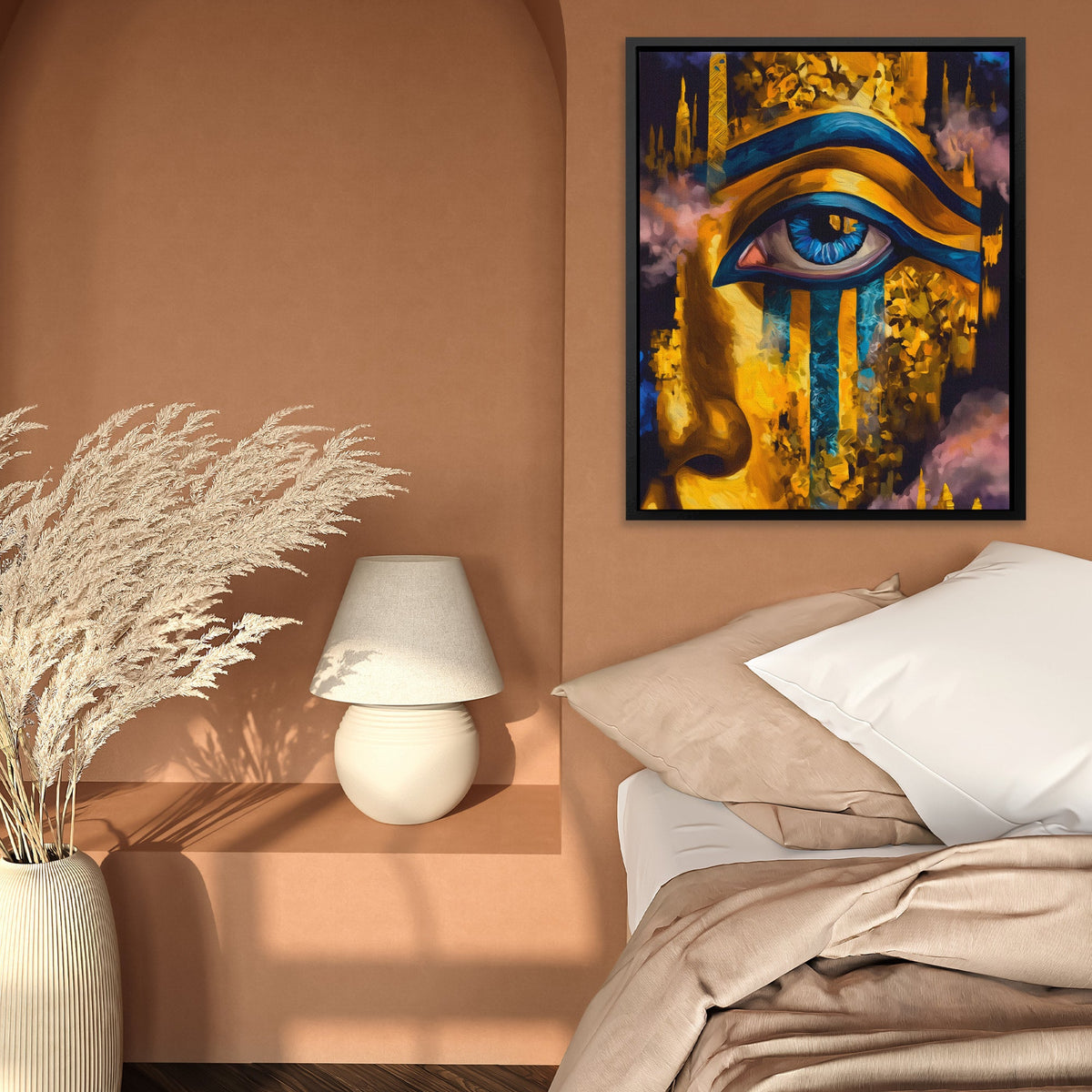 Horus Temple Rising - Luxury Wall Art