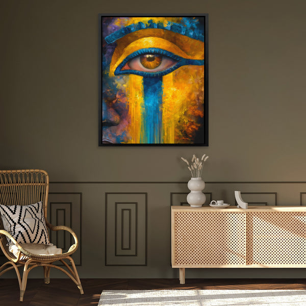 Horus Weeping Gold in a room