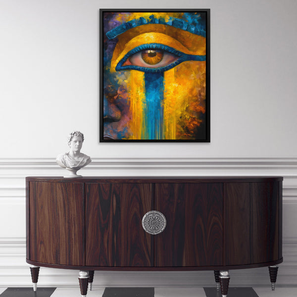Horus Weeping Gold in a room