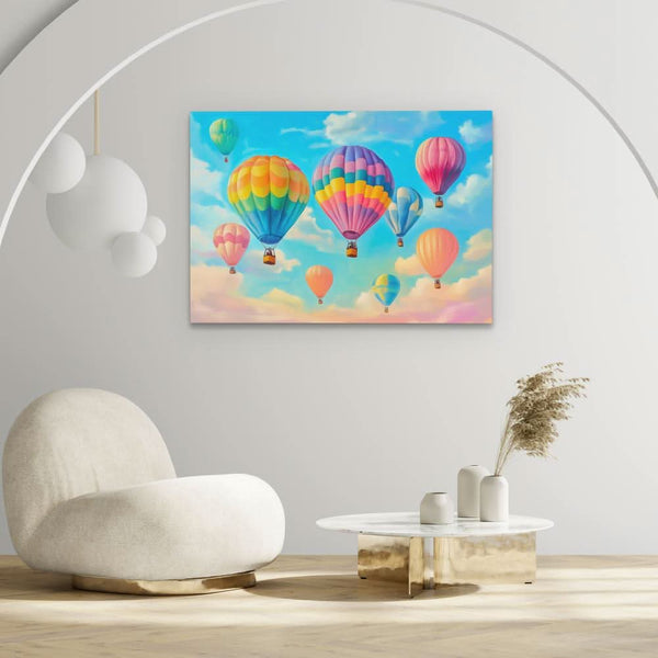 Hot Air Heaven in a room