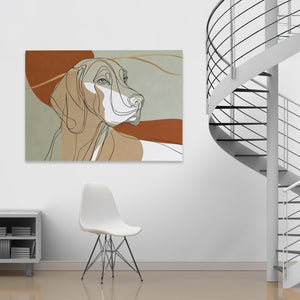 Hound in Copper - Luxury Wall Art