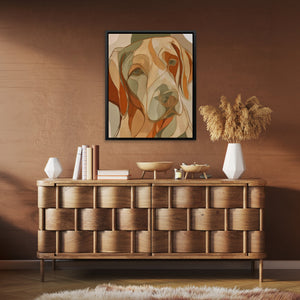 Hound's Copper Dreams - Luxury Wall Art