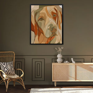 Hound's Copper Dreams - Luxury Wall Art