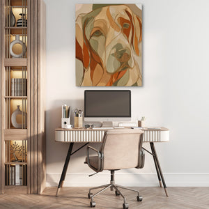 Hound's Copper Dreams - Luxury Wall Art