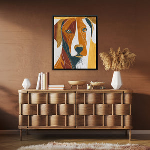 Hound's Golden Hour - Luxury Wall Art