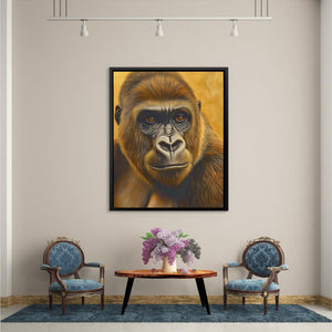 Humble Gold Ape - Luxury Wall Art