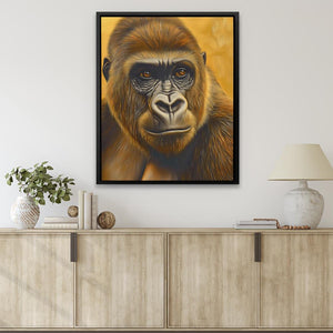 Humble Gold Ape - Luxury Wall Art