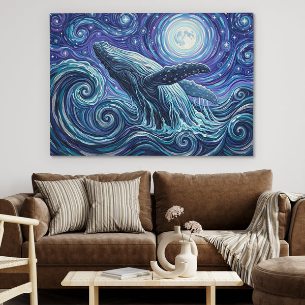 Humpback Celestial Dance in a room