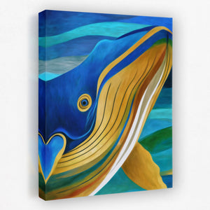 Humpback's Golden Grace - Luxury Wall Art