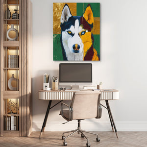 Husky Heterochromia Portrait - Luxury Wall Art