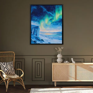 Icy Luminescence - Luxury Wall Art