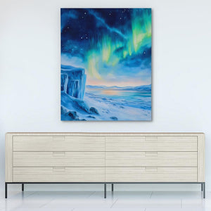 Icy Luminescence - Luxury Wall Art
