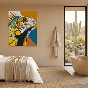 Iguana Golden Profile — Iguana Golden Profile Desert Home Port 16