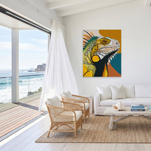 Iguana Golden Profile — Iguana Golden Profile Malibu Beach Port 82