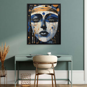 Indigo Diva - Wall Art Print