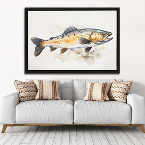 Iridescent Salmon - Luxury Wall Art