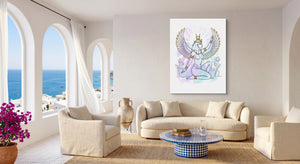 Isis Radiant Lotus โ isis radiant lotus beachside couch livingroom 1port flush print