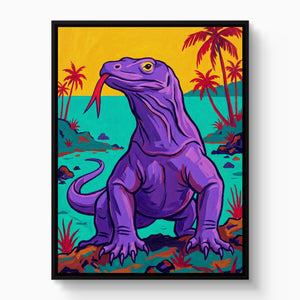 Island Komodo โ island komodo white studio framed black