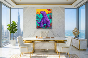 Island Komodo โ island komodo office with city view 2 1port flush print