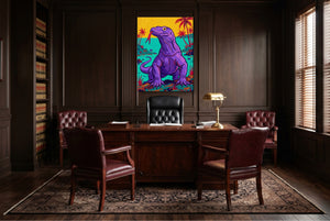 Island Komodo โ island komodo wooden office with desk 1port flush print