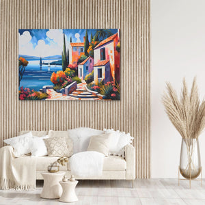 Italian Bliss - Wall Art in Black Frame