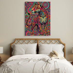 Jaguar Psychedelia — jaguar psychedelia sq white bedroom 1port flush print