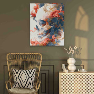 Japanese Style Skull - Luxury Wall Art