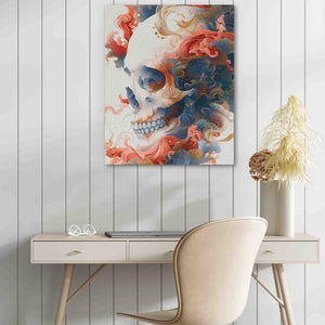 Japanese Style Skull - Luxury Wall Art