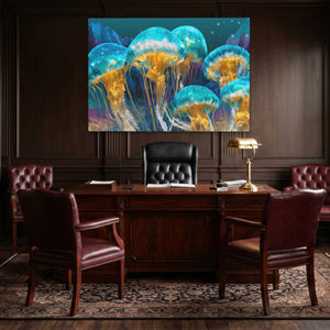 Jellyfish Bioluminescent Swarm — Jellyfish Bioluminescent Swarm Law Office Land 208