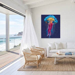 Jellyfish Cerulean Glow — Jellyfish Cerulean Glow Malibu Beach Port 85